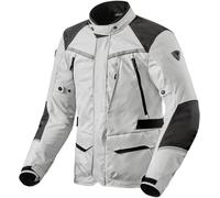 Revit Voltiac 3 H2O Chaqueta textil de moto, gris/negro, Talla 3XL