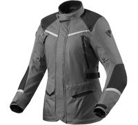 Revit Voltiac 3 H2O Chaqueta textil de motocicleta para damas, negro-gris, tamaño 34 para Mujer
