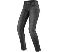 Revit Westwood SF Pantalones vaqueros de motocicleta de las damas, negro, tamaño 32 para Mujer