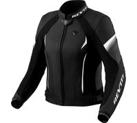 Revit Xena 4, chaqueta de cuero perforada mujer 42 female Negro/Blanco