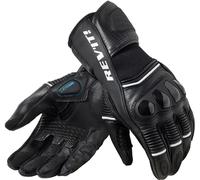 Revit Xena 4 Guantes de moto para mujer, negro-blanco, tamaño M