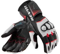 Revit Xena 4, guantes mujer M female White/Rojo Neón