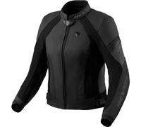 Chaqueta de piel Revit Xena 4 negro-antracita para mujer 34