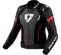 Revit Xena 4 Pro, chaqueta de cuero mujer 36 female Negro/Rojo Neón