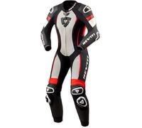 Revit Xena 4, traje de cuero 1pcs. perforado mujeres 44 female Blanco/Rojo Neón/Negro