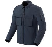 Revit Yaletown Camiseta funcional de motocicleta, azul oscuro, Talla 2XL