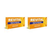Revital Defensas 30 Cápsulas - Pack de 2 Unidades - Ayuda a Mantener las Defensar y a Disminuir el Cansancio y la Fatiga - con Equinácea, Propóleo, Cúrcuma, Vitamina C y Minerales