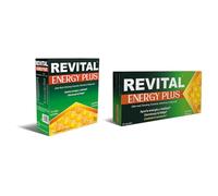 Revital Energy Plus 14 Viales + 30 Cápsulas - Aporta Energía y Vitalidad y Disminuye la Fatiga - con Jalea Real, Ginseng, Guaraná, Vitaminas y Magnesio