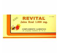 Revital Jalea Real 20 Ampollas Bebibles - Defensas y Energía