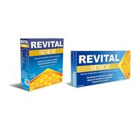Revital Senior 14 Viales + 30 Cápsulas - Ayuda a Mejorar el Rendimiento Cognitivo y a Disminuir el Cansancio y la Fatiga - con Jalea Real, Ginkgo Biloba, Vitaminas y Minerales