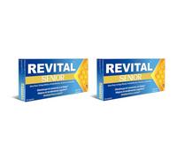 Revital Senior 30 Cápsulas - Pack de 2 Unidades - Ayuda a Disminuir el Cansancio y la Fatiga - Con Jalea Real, Ginkgo Biloba, Fosfatidilserina, Vitaminas y Minerales
