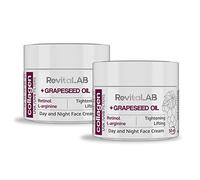 RevitaLAB Grapeseed Oil Día y Noche Antiarrugas Hidratante Multipaquete Rostro Crema, 2 x 50 ml