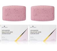 Revitale Jabón Exfoliante Avanzado con Ácido Salicílico BHA - Barra Exfoliante para Rostro y Cuerpo, Limpiador Profundo de Poros, Anti-Imperfecciones, Suavizante de Piel (Paquete de 2)