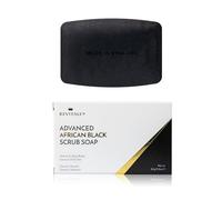 Revitale Jabón Exfoliante Avanzado con Carbón Negro Africano - Barra Exfoliante Suave para Piel Seca, Áspera y con Textura Irregular