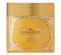 Revitale Mascarilla facial de oro de 24 quilates - Hoja hidratante y nutritiva con colágeno y extractos naturales para una piel radiante e hidratada Dorado 1 Unidad (Paquete de 10)