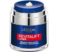 L'Oréal Paris Revitalift Laser Pressed Cream Noche Crema Facial Antiarrugas con Retinol y Niacinamida - Frasco de 50ml