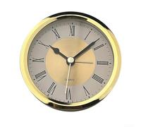 Revitaliza tus relojes con números arábigos de cuarzo de 89 mm para manualidades y reparaciones fiables (dorado)