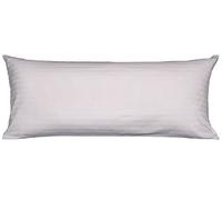 REVITEX - Funda de Almohada Ancho 135, de algodón y poliéster, Color Blanco, 1 Pieza, Medidas de 135x45, con Cremallera, Tejido Agradable al Tacto, fácil de Colocar y Lavar
