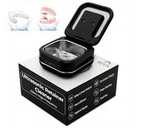 Reviv RePod - Estuche desinfectante UV, limpiador ultrasónico para protectores bucales, USB-C, negro