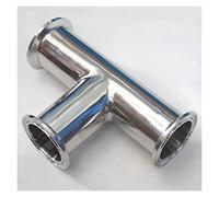 Revive Furniture 1.5 "1-1/2" de acero inoxidable OD 38mm SS304 Sanitaria de 3 vías de tee férula OD 50.5MM Ajuste 1.5 "tri abrazadera