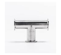 Revive Furniture 19mm -51mm tri pinza tee 3 manera SUS 304 Ajuste sanitario de acero inoxidable for el diario de vino de la cerveza de Homebrew(Pipe OD 51 X 64 mm)