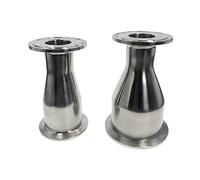 Revive Furniture 3/4 "- 4" PUBLE OD 19mm a 102mm TRI Abrazadera de pinza Reductor Reductor Soldadura SS316 Conector de tubería reductor(SS 316,63mm to 102mm)