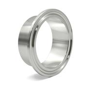 Revive Furniture Abrazadera sanitaria de acero inoxidable SS304, conexión rápida, brida, extremo soldado, 12,7-108 mm, 0,5", 0,75", 1", 2", 3" y 4"(SS316,102MM FERRULE119_1 PCS)