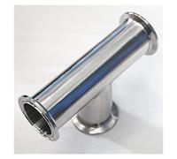 Revive Furniture OD 51MM 2 "3 Camiseta de acero inoxidable SS304 TRI SANITARIO TIPO TIPO DE SOLDADURA DE SOLDADURA FERMA OD 64MM Accesorios de tuberia