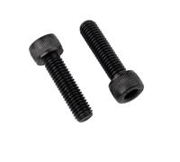 Revive Furniture Tornillo de cabeza hueca hexagonal M3 M4 M5 M6 M8 M1.4M1.6 M2 M2.5 A2 304 tapa de acero inoxidable cabeza Allen Blot grado 12,9 negro DIN912(schwarz,10mm,M2.5 50Pcs)