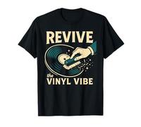 Revive The Vinyl Vibe - Tocadiscos Love Camiseta