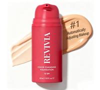 Revivia Base de Maquillaje Coreana, Base Maquillaje Coreana SPF15 30ml | Revivia Maquillaje, Tono Adaptable y Cobertura Media, Duración de Más de 16 horas, Antiedad, Aspecto más Joven