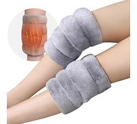 REVIX Almohadilla térmica para microondas para rodilla, codo, músculos y articulaciones, rodillera térmica para microondas para hombres y mujeres, paquete caliente y frío