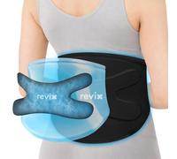 REVIX Bolsa de hielo 3D para espalda, 30 minutos, reutilizable, de larga duración, para alivio del dolor lumbar, nervio ciático y coxis, recuperación postoperatoria