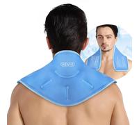 REVIX Bolsa de hielo de gel para el cuello XL para lesiones, reutilizable, Paquete de hielo de gel para aliviar el dolor, compresa fría y caliente para dolor crónico, lesiones deportivas