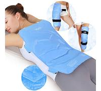 REVIX Gran paquete de hielo para aliviar el dolor de espalda, envoltura de de hielo para lesiones, hinchazón, moretones, inflamación, terapia de compresión de frío para todo el cuerpo, XXL