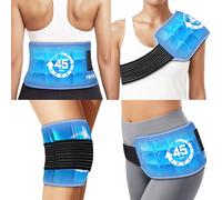 REVIX Large Ice Packs for Injuries Reusable, 45-Minute Long Lasting Cold Therapy with Ice Grid Gel Design, Reusable Gel Cold Pack for Knee, Shoulder, Back, Soothing Discomfort & Fatigue, 35,5×17,7cm