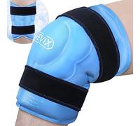 REVIX Paquete de hielo de rodilla XXXL de 20 pulgadas, envoltura alrededor de toda la rodilla después de la cirugía, paquete de hielo grande para aliviar el dolor de rodilla