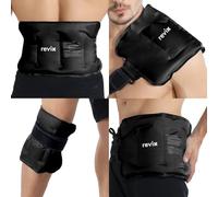 REVIX Paquete de hielo grande para cadera, rodilla, hombro, alivio del dolor de espalda, paquete frío de gel reutilizable para lesiones, hinchazón, moretones, cirugía, inflamación, 40,6 x 22,8 cm