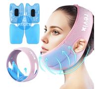 REVIX Paquete de hielo para dientes del juicio con diseño de costura 3D, paquete de hielo facial para aliviar el dolor de mandíbula, TMJ, cirugía oral, eliminación de dientes e implantes dentales,