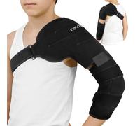 REVIX Youth Bolsa de hielo para el brazo para jugadores de baloncesto, manga reutilizable para hielo para jugadores de voleibol o pádel, terapia de frío para hombro y codo, S