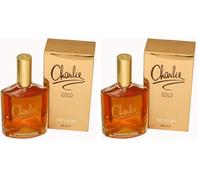 REVLON Charlie Gold Agua De Colonia, color (blank), 100 ml (Paquete de 2)