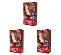Revlon Colorsilk 7215563055 - Tinte capilar, tono castaño rojizo claro (Paquete de 3)