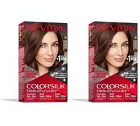 Revlon - Colorsilk Beautiful Color, Coloración Capilar Permanente, con Keratina y Aminoácidos, Color Intenso, Larga Duración, Sin Amoníaco, Resultado Natural, Tono 37 CHOCOLATE (Paquete de 2)