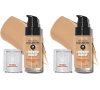 REVLON ColorStay Base de Maquillaje, piel Mixta/Grasa, 250 FRESH BEIGE (Paquete de 2)