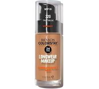 REVLON ColorStay Base de Maquillaje, piel Mixta/Grasa, 320 TRUE BEIGE | Larga duración de 24H, resistente al calor, al sudor, a la humedad y al agua. Cobertura media-alta construible. Con SPF 15.