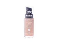 REVLON - ColorStay Makeup, Base de Maquillaje SPF 20 con Ácido Hialurónico, Sin Aceites, 24 h de Duración, Acabado Natural, Resistente al Agua, para Piel Normal y Seca, Tono 220, Natural Beige - 30 ml
