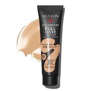 REVLON ColorStay Full Cover Foundation, Base de Maquillaje SPF10 con Cobertura Total y un Acabado Mate Profesional, Fórmula de Larga Duración 24H, Textura Ligera, Tono 175 Natural Ochre, 30 ml