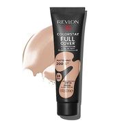 REVLON ColorStay Full Cover Foundation, Base de Maquillaje SPF10 con Cobertura Total y un Acabado Mate Profesional, Fórmula de Larga Duración 24H, Textura Ligera, Tono 200 Nude, 30 ml