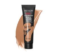 REVLON ColorStay Full Cover Foundation, Base de Maquillaje SPF10 con Cobertura Total y un Acabado Mate Profesional, Fórmula de Larga Duración 24H, Textura Ligera, Tono 330 Natural Tan, 30 ml