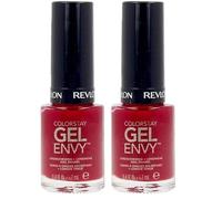 REVLON ColorStay Gel Envy Esmalte de Uñas de Larga Duración, Color Queen of Hearts, 11.7 ml (Paquete de 2)